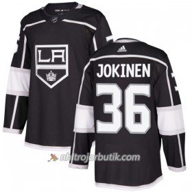 Män Ishockey Los Angeles Kings Tröja Jussi Jokinen 36 Adidas 2017-2018 Svart Authentic